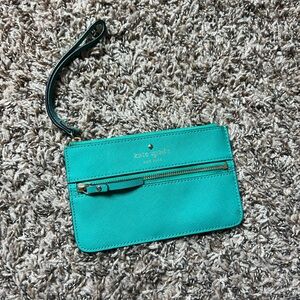 Kate Spade Teal Wristlet